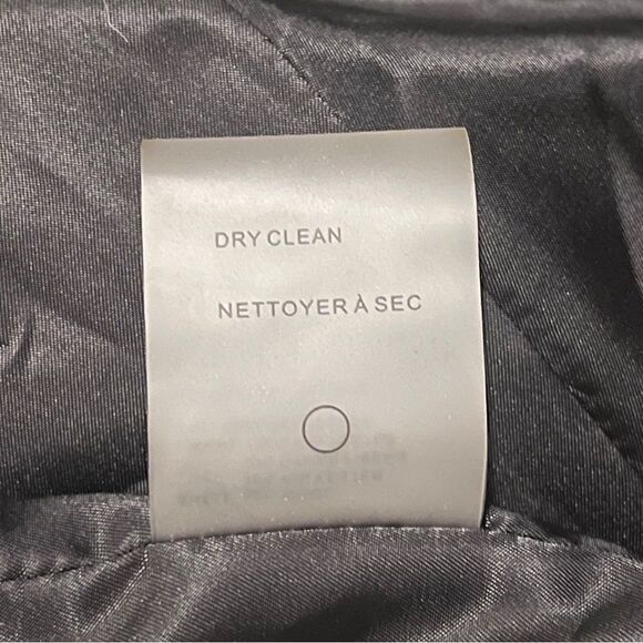 Vince Camuto Womens Plus Size Chain-Belt Walker Coat Wool Blend Black 2X NWT - Picture 8 of 10